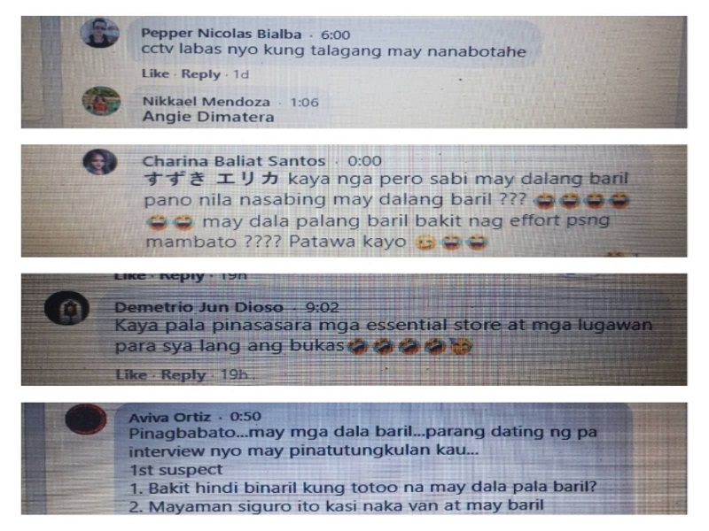 Pag-atake umano sa restaurant ng Brgy. Captain sa Brgy. Muzon, SJDM tinawag na “fake news” ng mga netizen