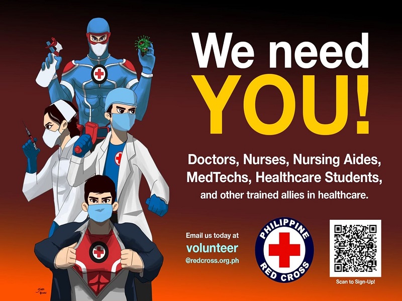 Red Cross nangangailangan ng dagdag na volunteers