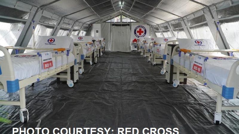 Emergency Field Hospital ng Red Cross bubuksan sa Lung Center of the Philippines