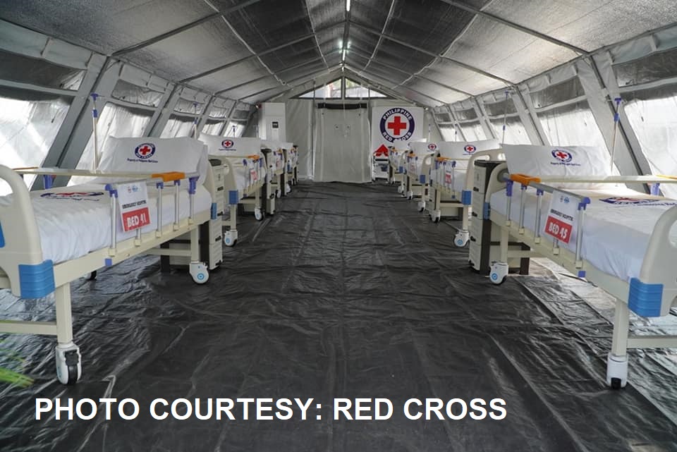 Emergency Field Hospital ng Red Cross bubuksan sa Lung Center of the Philippines