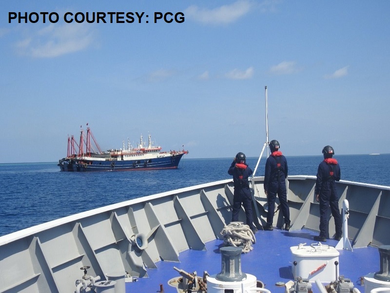 WATCH: Pitong Chinese maritime militia vessels sa Sabina Shoal sa West PH Sea napaalis ng Coast Guard at BFAR