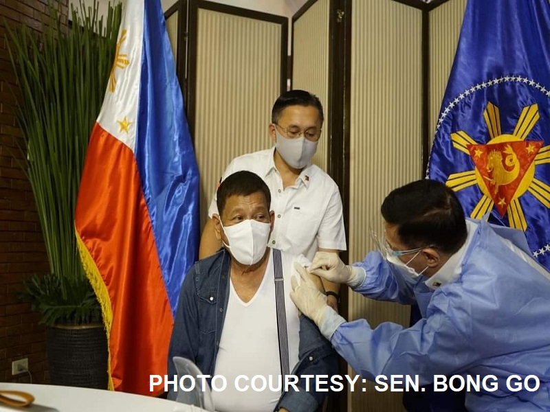 Pangulong Duterte sakop ng compassionate special permit na inisyu ng FDA para sa Sinopharm vaccine