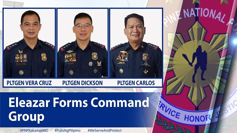 Command Group binuo ni PNP chief Eleazar