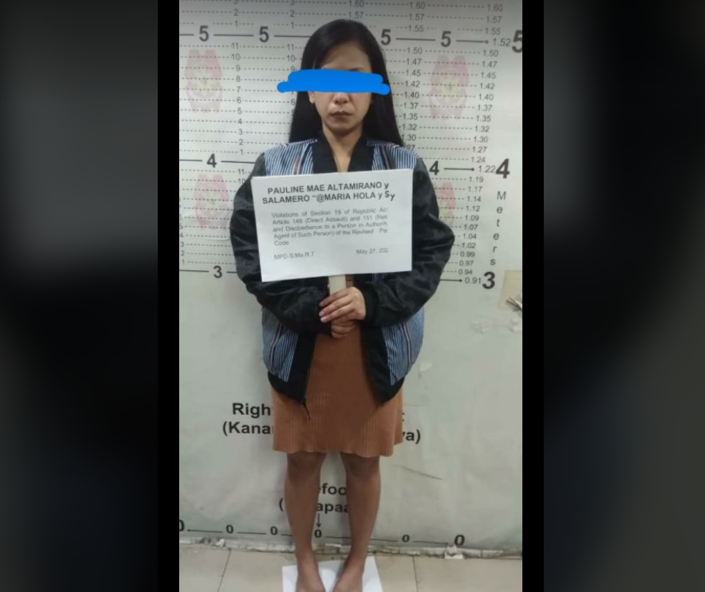 WATCH: Babaeng motorista nagwala, nanakit ng enforcer sa Maynila