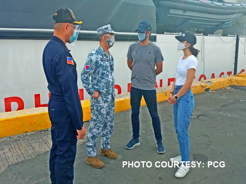 LOOK: Gerald Anderson at Julia Barretto nag-tour sa BRP Gabriela Silang