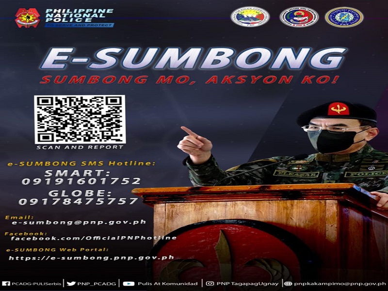 E-Sumbong inilunsad ng PNP