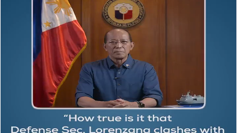 Defense Sec. Delfin Lorenzana nagbigay-linaw sa isyung hindi sila nagkakasundo ni Pangulong Duterte sa usapin sa West Philippine Sea