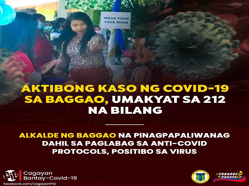 Mayor ng Baggao, Cagayan na nakipagkasiyahan at nakipagsayawan sa maraming tao, nagpositibo sa COVID-19