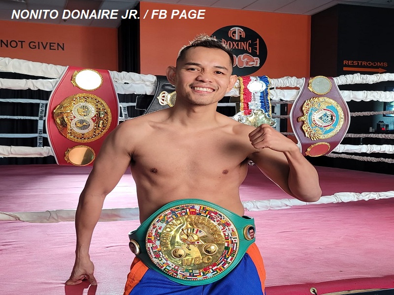 Nonito Donaire itinanghal na WBC bantamweight champion matapos pabagsakin si Nordine Oubaali