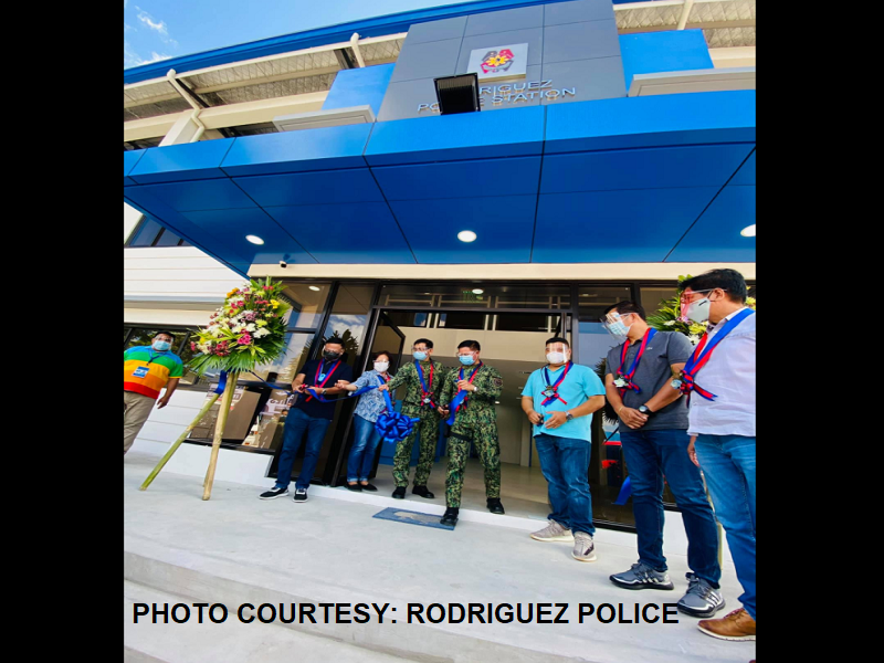 Bagong gusali ng Rodriguez Police Station, pinasinayaan na