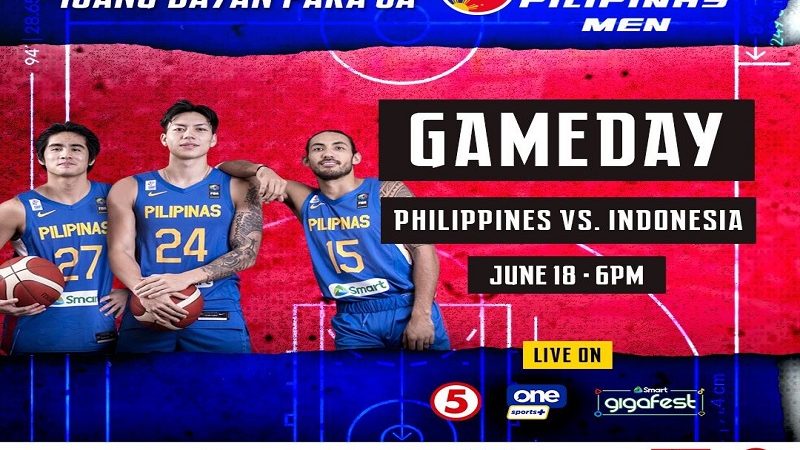 Gilas Pilipinas handa na sa laban nito sa Indonesia