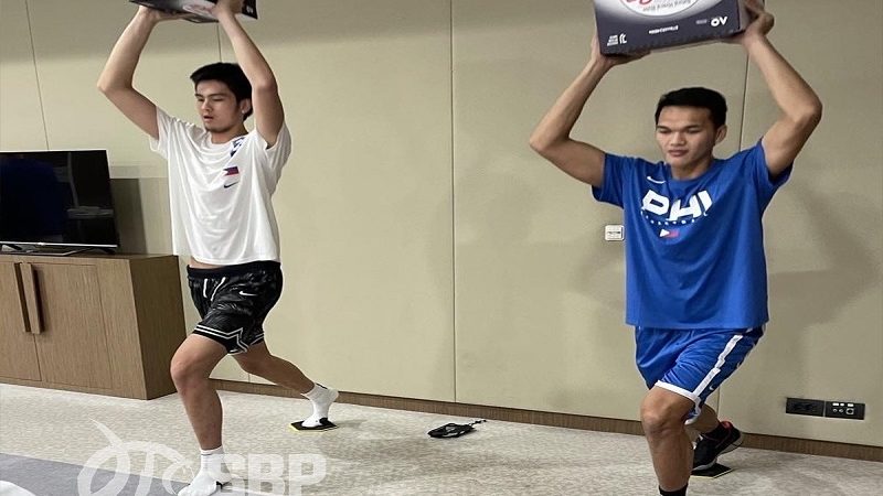 Gilas Pilipinas para-paraan sa pag-ehersisyo sa Serbia