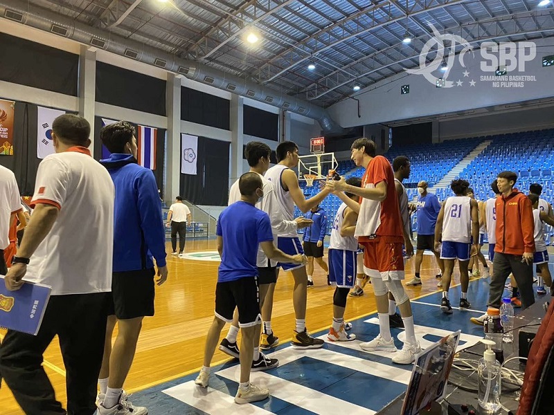 Gilas Pilipinas at China tabla sa kanilang tune-up game