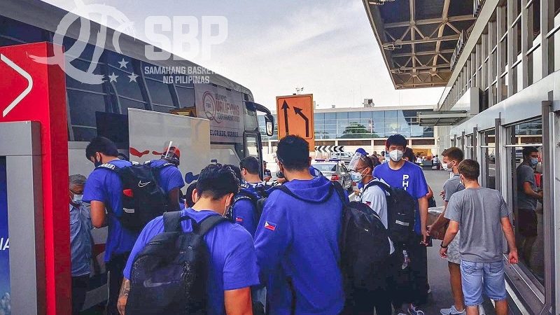 Gilas Pilipinas nasa Serbia na para sa Fiba Olympic Qualifying Tournament