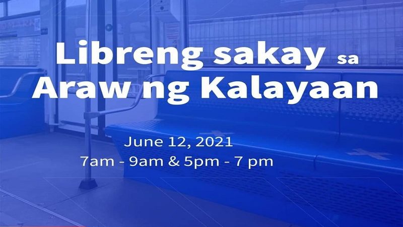 MRT-3 may handog na libreng sakay sa Araw ng Kalayaan