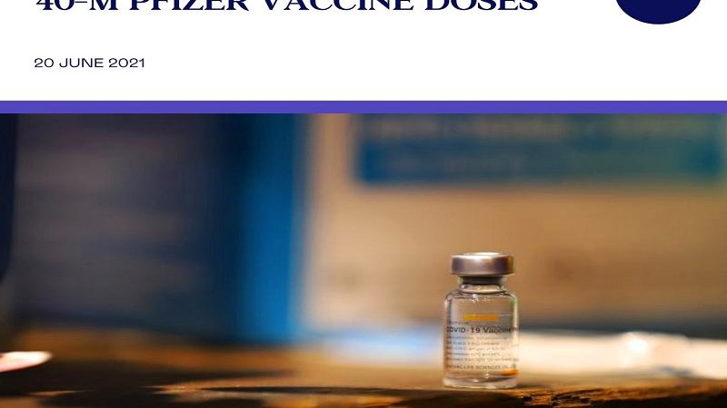 Pamahalaan lumagda ng kasunduan para sa 40 milyong doses ng COVID-19 vaccine ng Pfizer