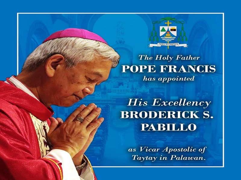 Bishop Broderick Pabillo binigyan ng promosyon ni Pope Francis