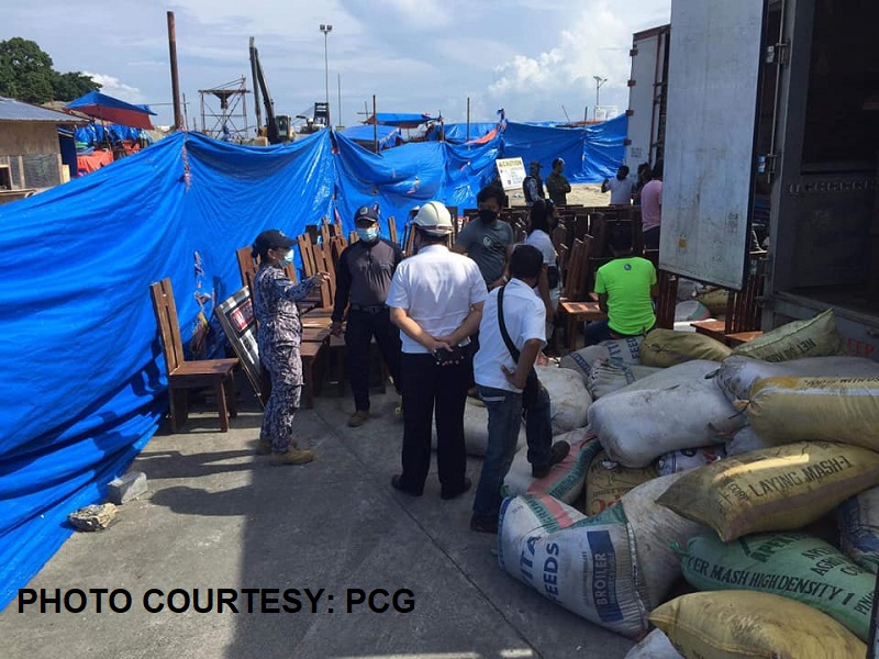 3 truck nahulihan ng hardwood lumbers sa Surigao del Norte