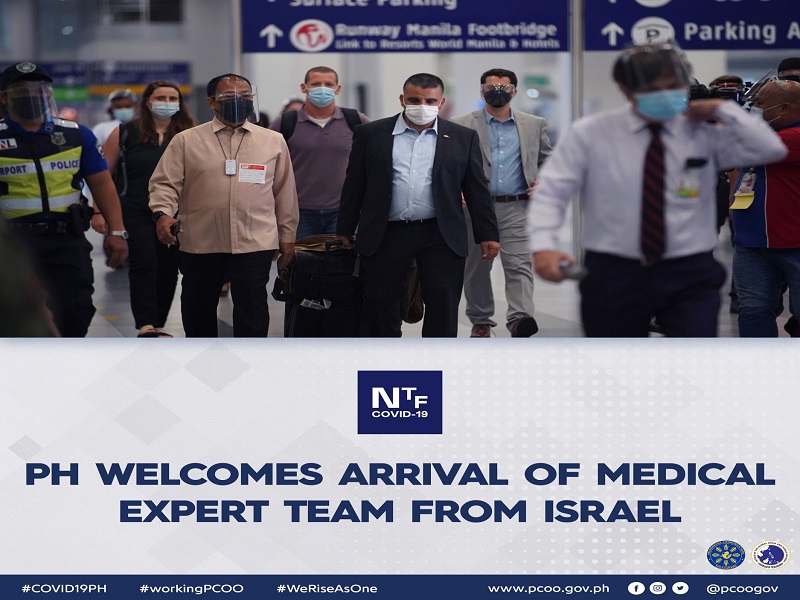 Medical experts mula Israel dumating sa bansa