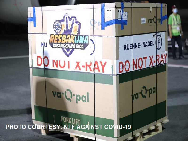 294,600 doses ng Moderna vaccines dumating sa bansa