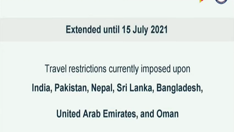 Travel restrictions sa India, Pakistan, Nepal, Sri Lanka, Bangladesh, UAE at Oman pinalawig ng IATF