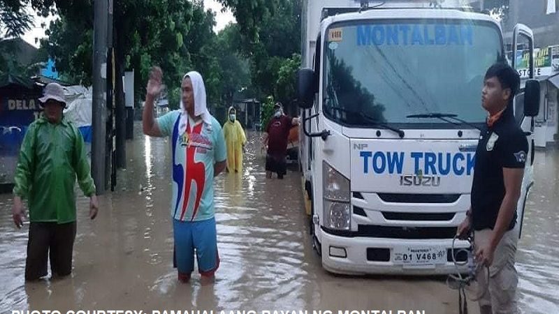 Mahigit 300 pamilya inilikas na sa tatlong barangay sa Montalban