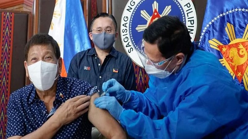 Pangulong Duterte fully-vaccinated na laban sa COVID-19