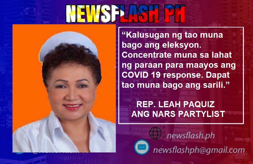 Patutsada ng grupo ng mga nurse sa mga nag-iikot nang pulitiko: Tao muna bago sarili