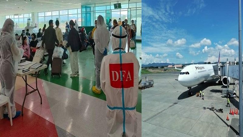 323 pang Pinoy galing UAE dumating sa bansa