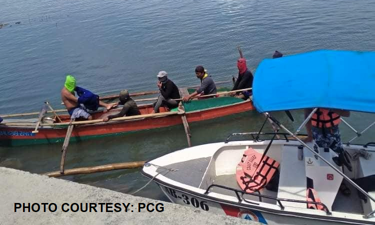 Pitong katao huli ng Coast Guard sa ilegal na pangingisda sa Loay, Bohol