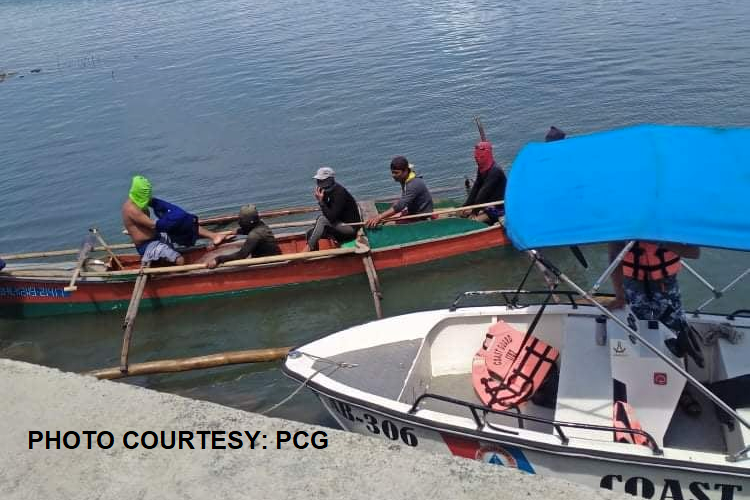 Pitong katao huli ng Coast Guard sa ilegal na pangingisda sa Loay, Bohol