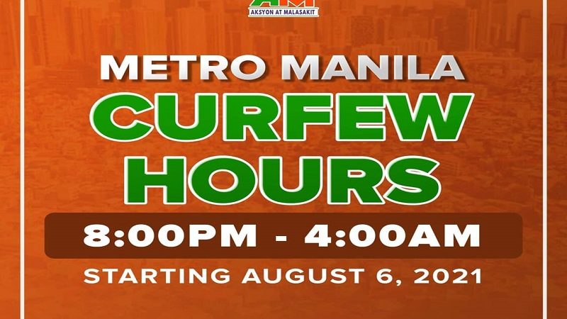 Curfew hours sa Metro Manila mas pahahabain habang umiiral ang ECQ