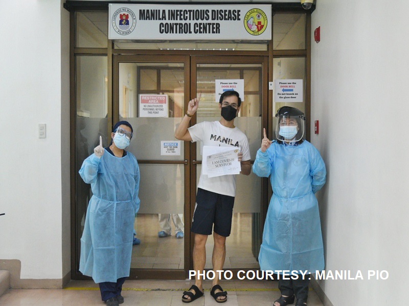 Manila Mayor Isko Moreno nakalabas na ng ospital matapos maka-recover sa COVID-19