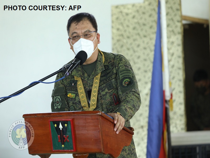 AFP chief Faustino nagpositibo sa antigen test