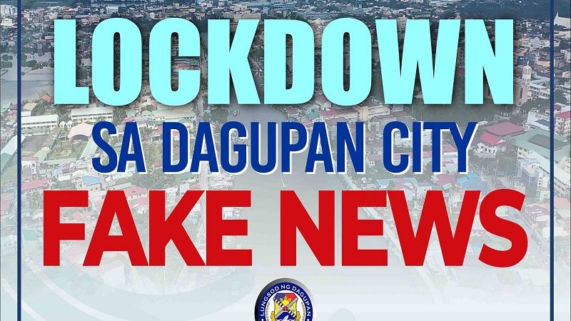 Balitang lockdown sa Dagupan City hindi totoo