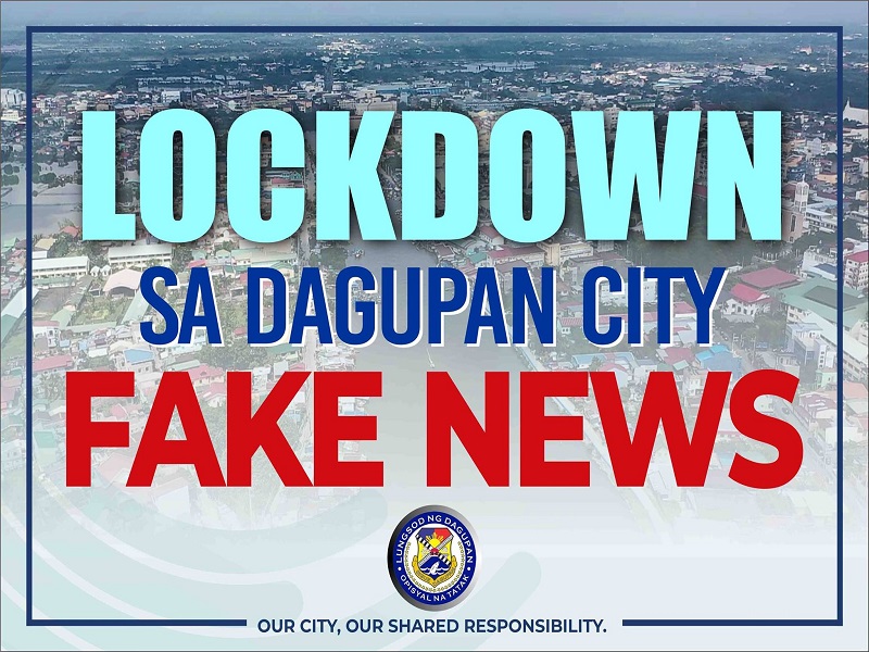 Balitang lockdown sa Dagupan City hindi totoo