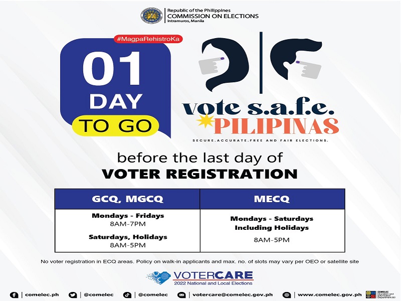 Pagpapalawig sa voters registration tatalakayin ng Comelec En Banc