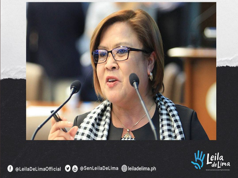 Senator Leila De Lima pinayagan na dumalo sa virtual memorial service para kay dating DSWD Sec. Dinky Soliman