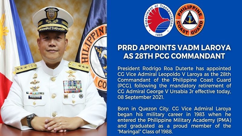 Philippine Coast Guard may bagong commandant