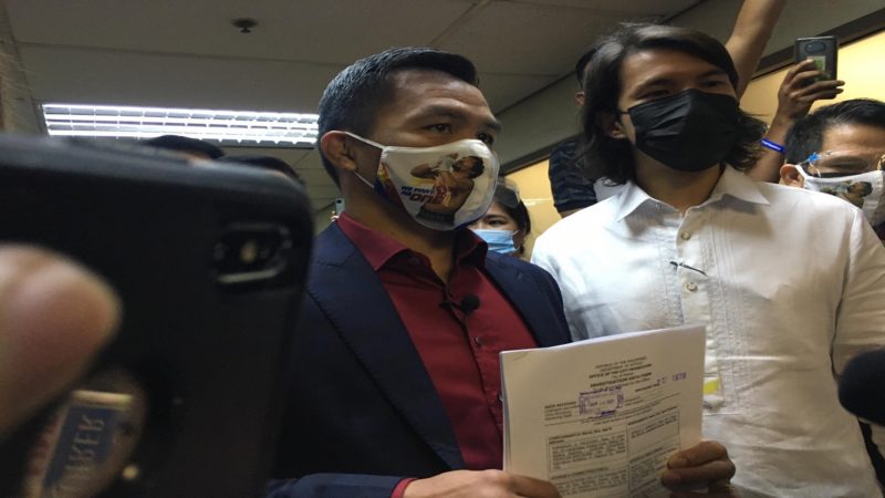 Senator Manny Pacquiao nagsampa ng P100-Million cyber-libel suit laban kay Pastor Quiboloy