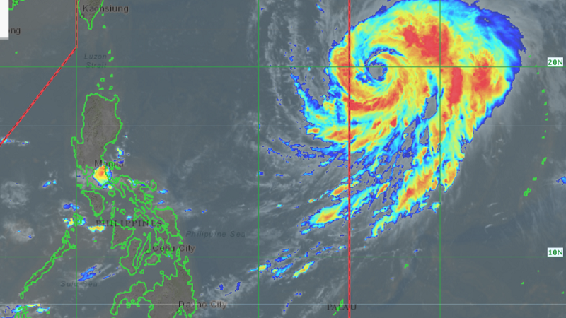 Typhoon Mindulle humina pa; papasok sa bansa bukas ng umaga