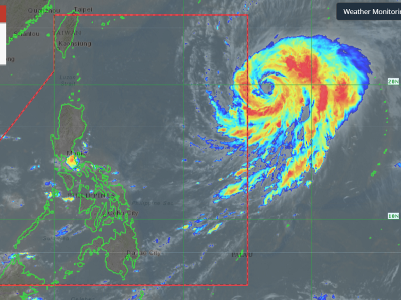 Typhoon Mindulle humina pa; papasok sa bansa bukas ng umaga