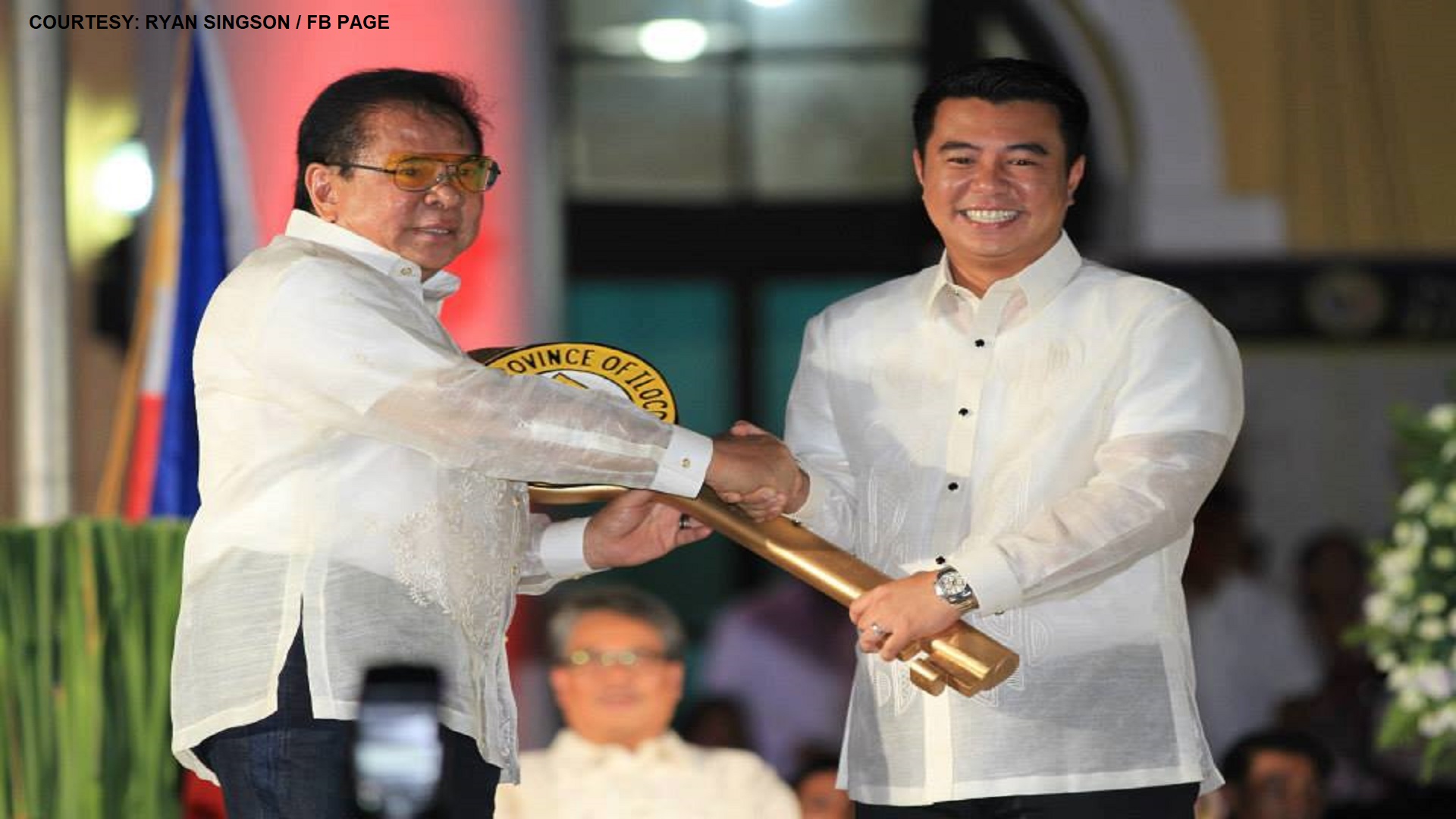 Mag-amang Chavit at Ryan Singson maglalaban sa pagka-bise gobernador sa Ilocos Sur