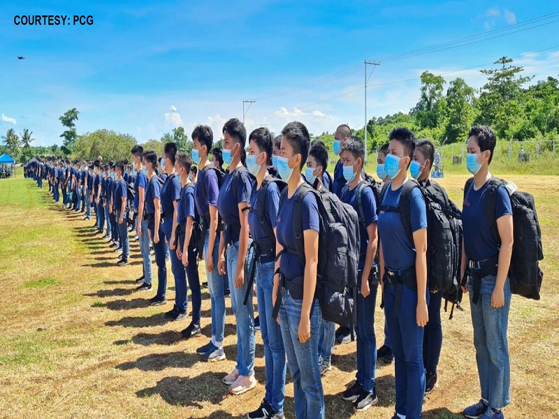 Mahigit 400 kababaihan sumailalim sa Coast Guard training sa Misamis Oriental