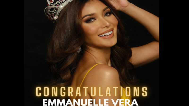 Pambatao ng Pilipinas na si Emmanuellle Vera, third runner-up sa Reina Hispanoamericana 2021