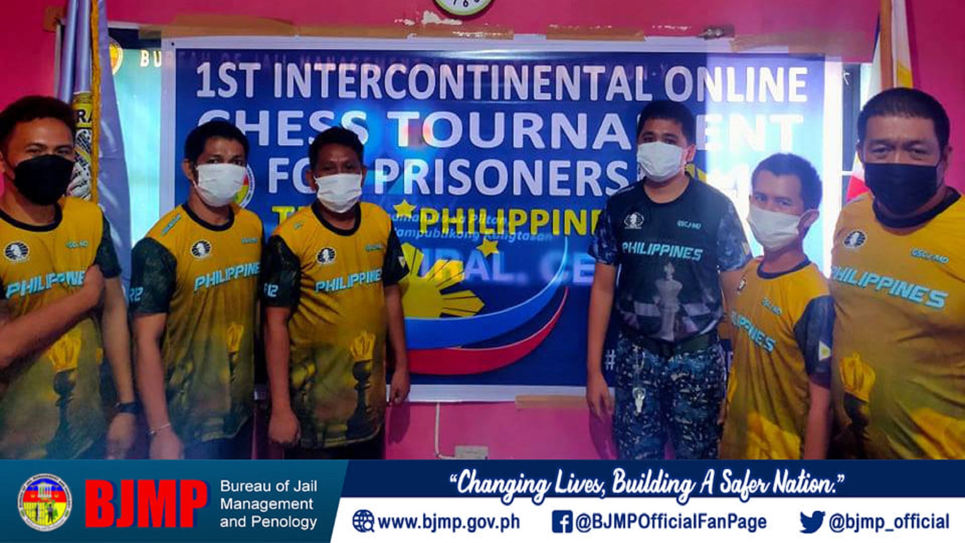 Limang preso mula Gensan City Jail sasabak sa finals ng Intercontinental Online Chess Tournament for Prisoners