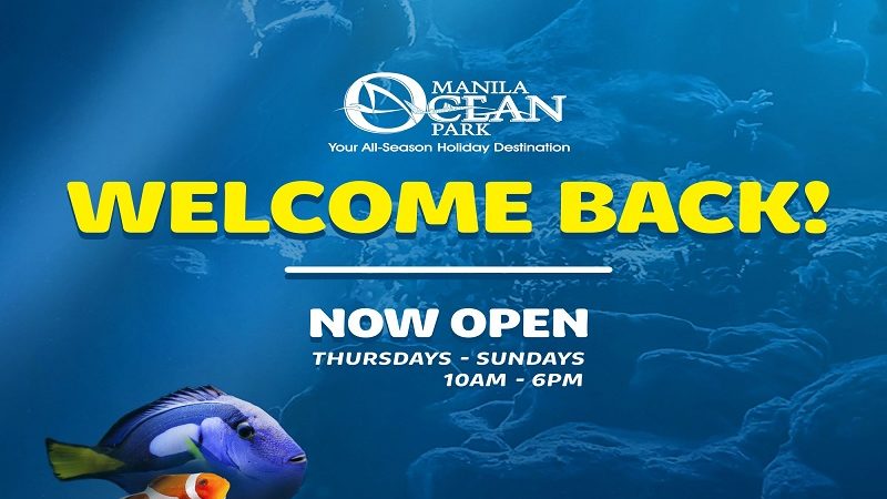 Manila Ocean Park bukas na muli sa publiko