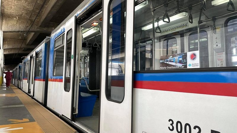 Bilang ng mga nagagamit na newly-overhauled trains ng MRT-3 nadagdagan pa