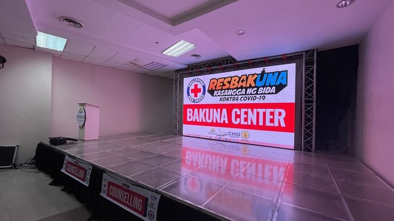 Ika-25 Bakuna Center ng Philippine Red Cross binuksan sa Pangasinan