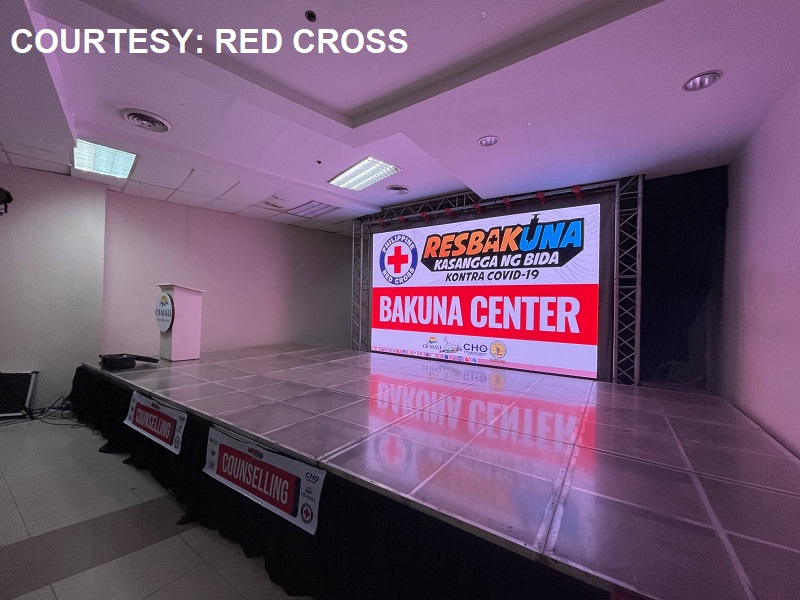 Ika-25 Bakuna Center ng Philippine Red Cross binuksan sa Pangasinan